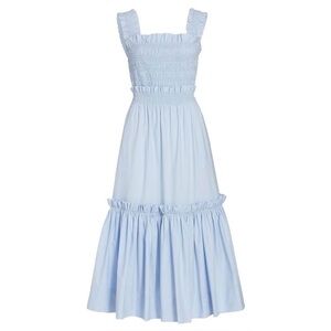 SEA New York Phoebe Smocked Dress - Cinderella Blue